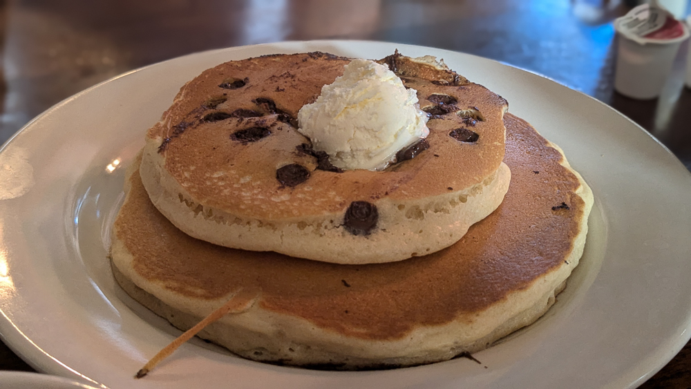 #19 Chocolate Chip Pancakes from Come Back In, Madison, WI